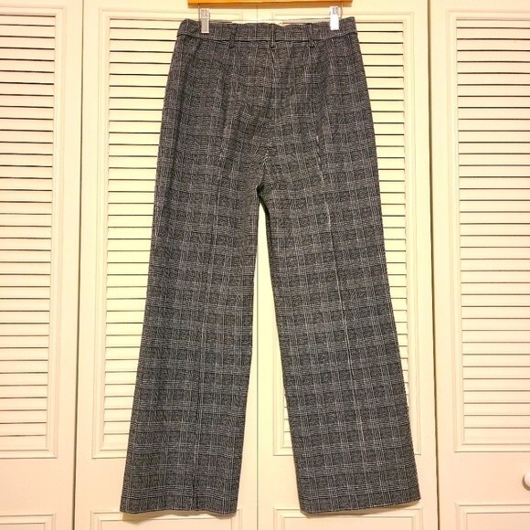 LA VIE Rebecca Taylor Glen houndstooth plaid high rise pants size 29 - Picture 5 of 5
